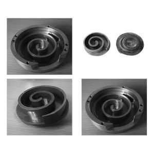 Usinage CNC de précision de plaques spiralées en alliage d'aluminium